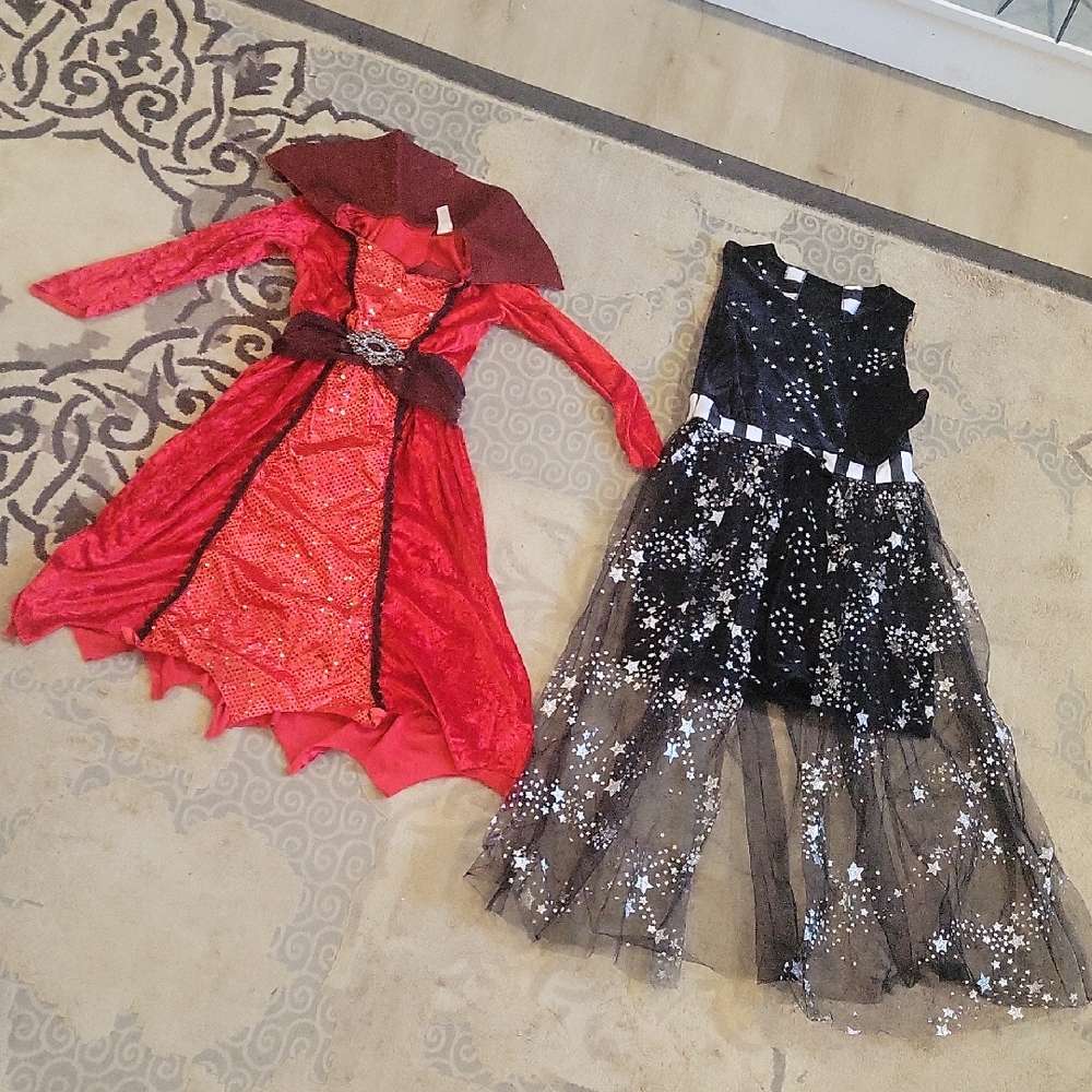 Costume Bundle, Vampire and...Starry High Low Dress